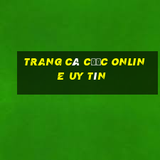 trang cá cược online uy tín