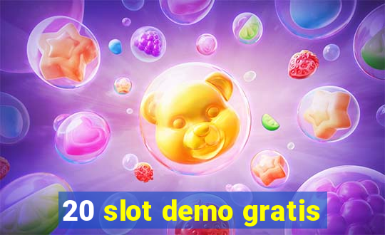 20 slot demo gratis