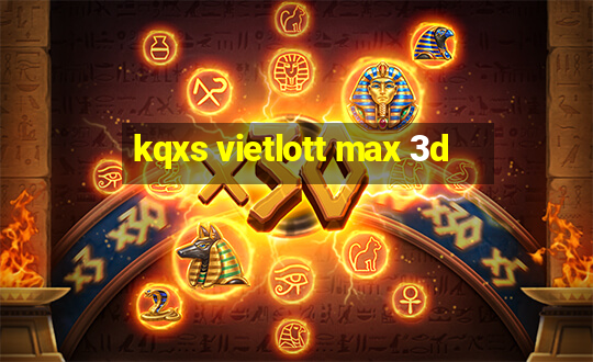 kqxs vietlott max 3d