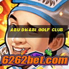 abu dhabi golf club