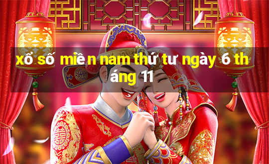 xổ số miền nam thứ tư ngày 6 tháng 11