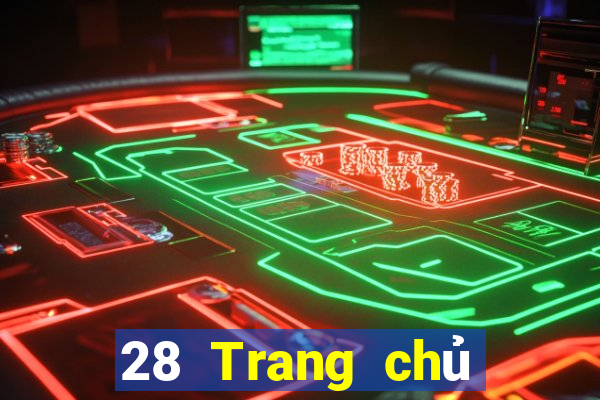 28 Trang chủ của trang web