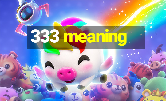 333 meaning