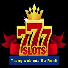 Trang web của Ba Renli