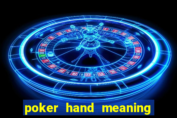 poker hand meaning in urdu