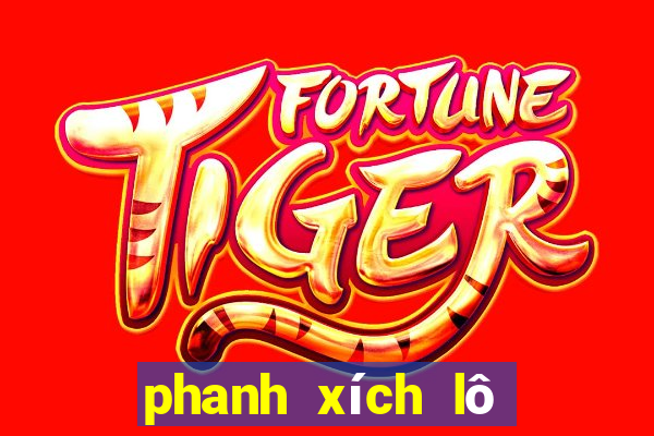 phanh xích lô có nghĩa là gì