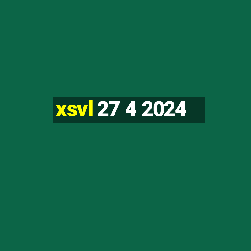 xsvl 27 4 2024