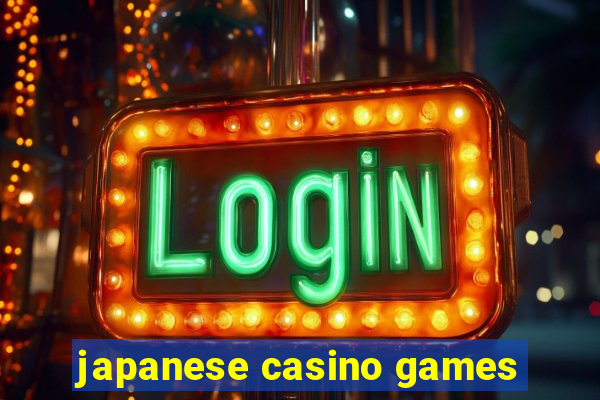 japanese casino games