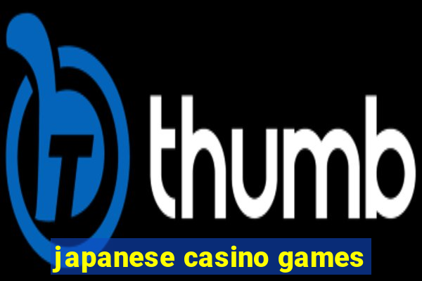 japanese casino games