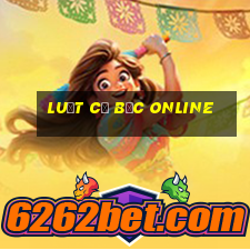 luật cờ bạc online