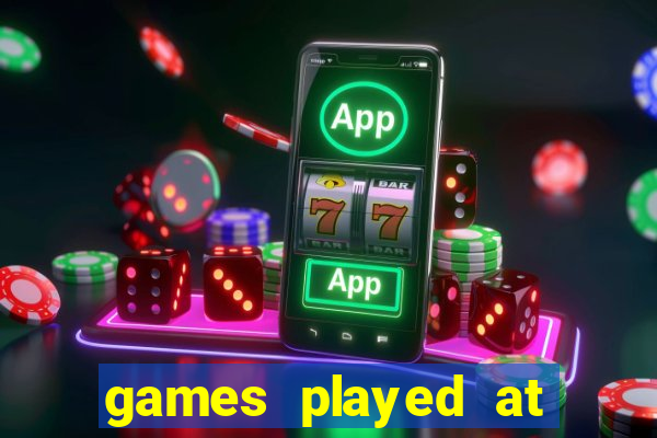 games played at live casino