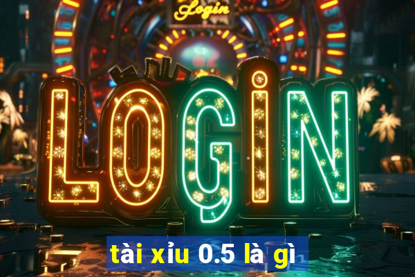 tài xỉu 0.5 là gì