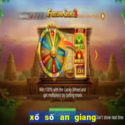 xổ số an giang 28 tháng 10