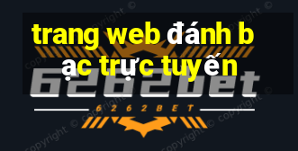 trang web đánh bạc trực tuyến