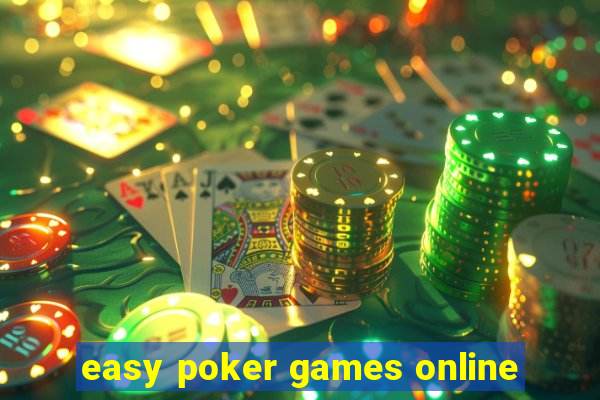 easy poker games online