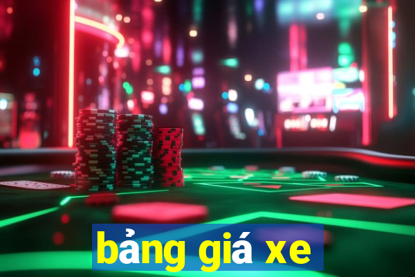 bảng giá xe