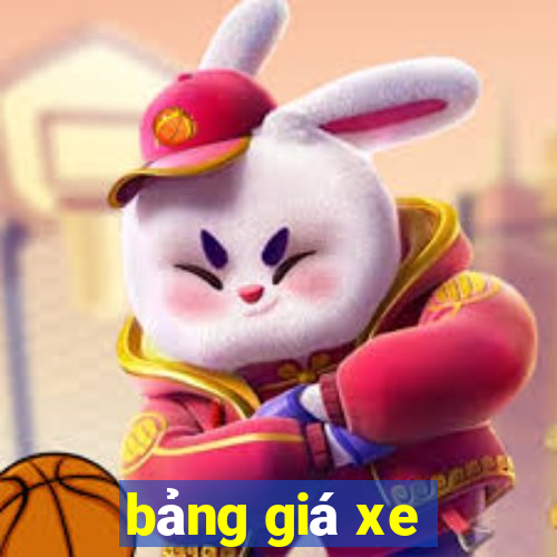 bảng giá xe