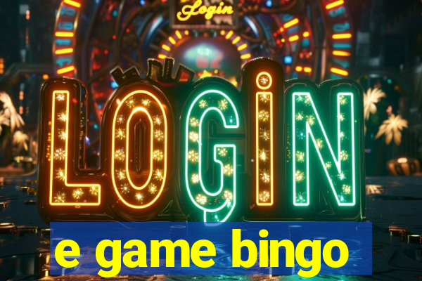 e game bingo