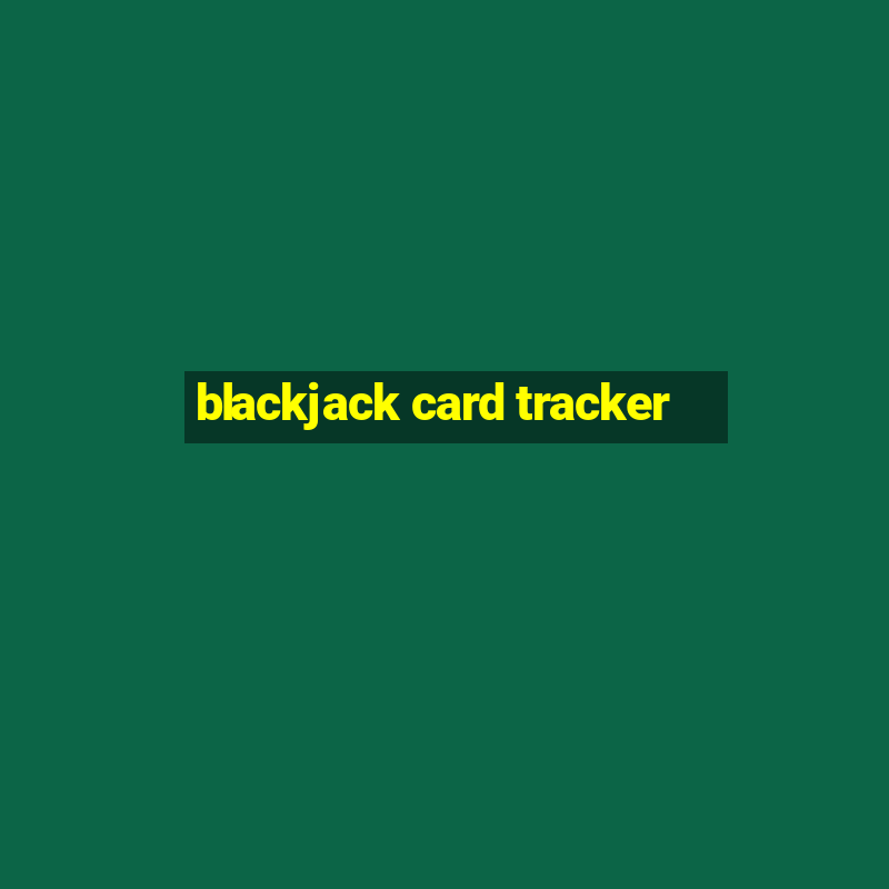 blackjack card tracker