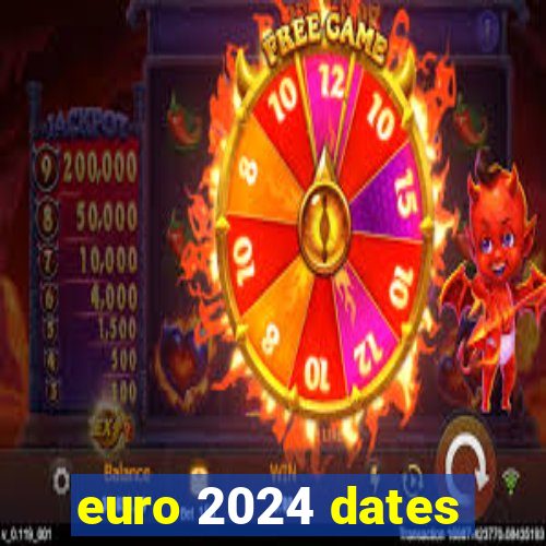 euro 2024 dates