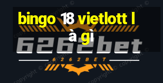 bingo 18 vietlott là gì