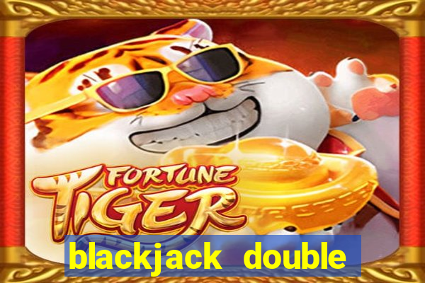 blackjack double down chart