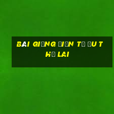 bài giảng điện tử ưu thế lai