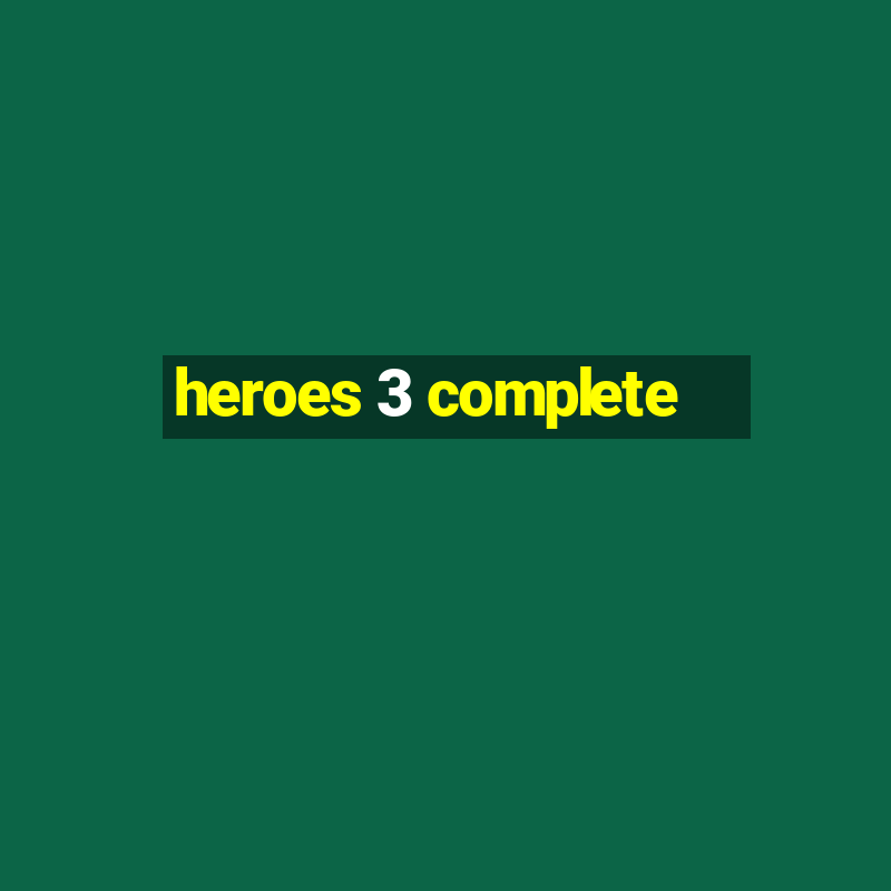 heroes 3 complete