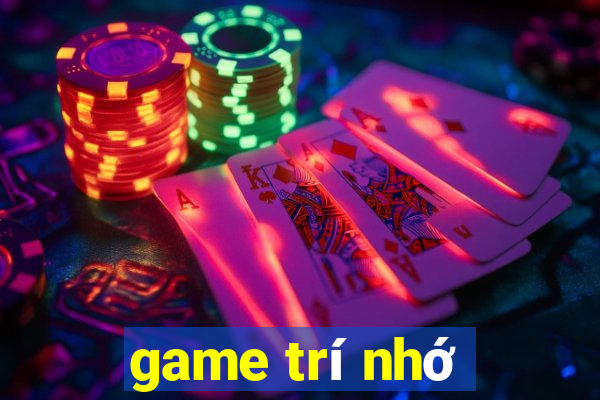 game trí nhớ