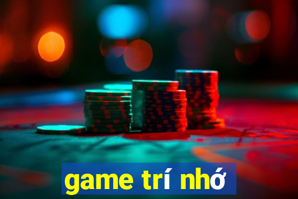 game trí nhớ