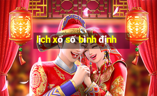 lịch xổ số bình định