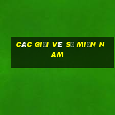 các giải vé số miền nam