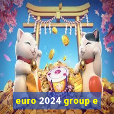 euro 2024 group e