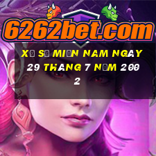 xổ số miền nam ngày 29 tháng 7 năm 2002