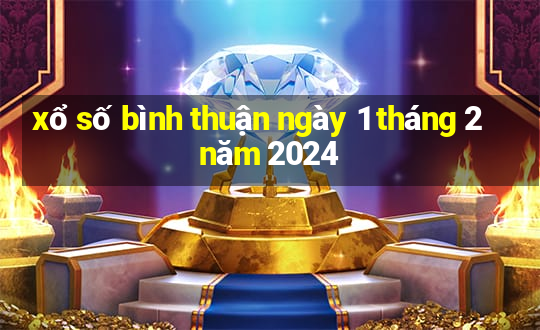 xổ số bình thuận ngày 1 tháng 2 năm 2024