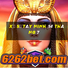 xổ số tây ninh 14 tháng 7