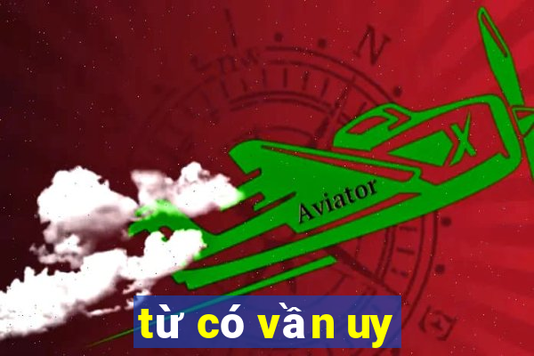 từ có vần uy