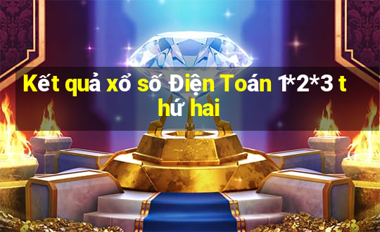 Kết quả xổ số Điện Toán 1*2*3 thứ hai