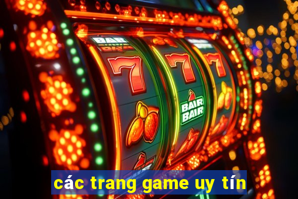 các trang game uy tín