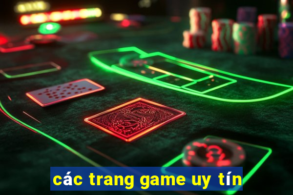 các trang game uy tín