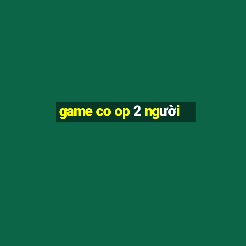 game co op 2 người