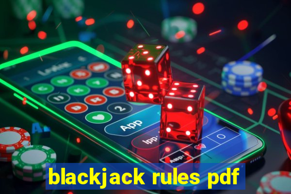 blackjack rules pdf