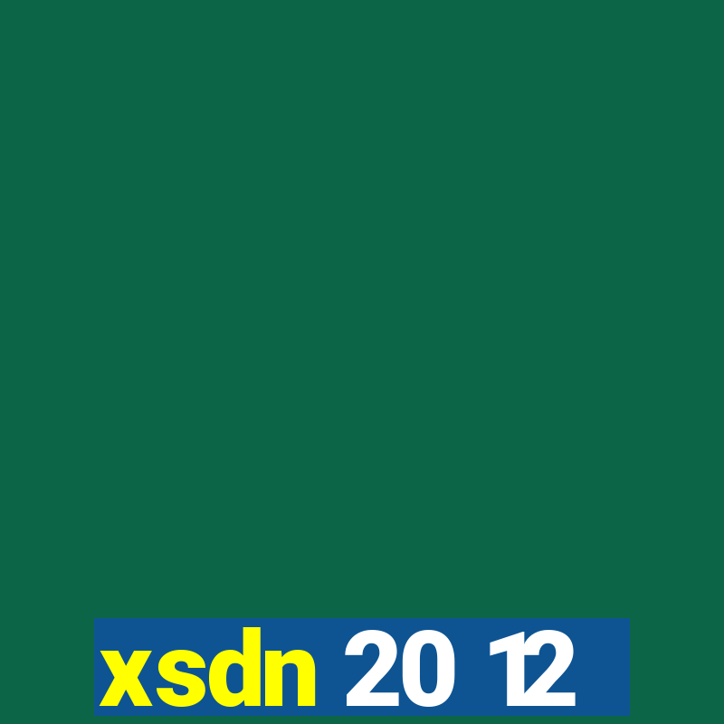 xsdn 20 12