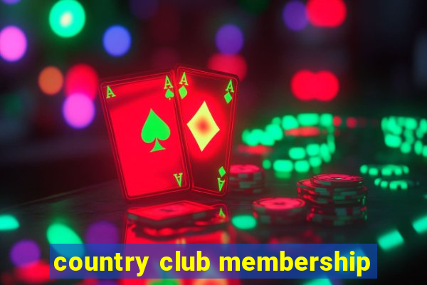 country club membership