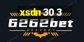 xsdn 30 3