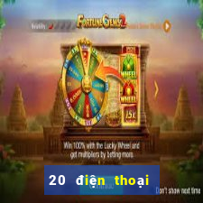 20 điện thoại di động game bài