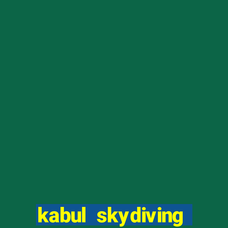 kabul skydiving club t shirt