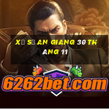 xổ số an giang 30 tháng 11