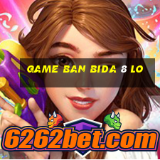 game ban bida 8 lo