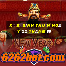 xổ số bình thuận ngày 22 tháng 09